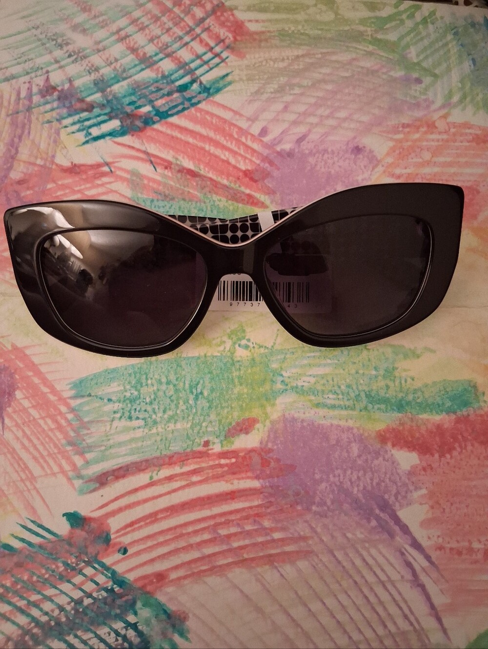 Kate Spade Black Cat Eye Sunglasses - Stylish Women's Shades NWT